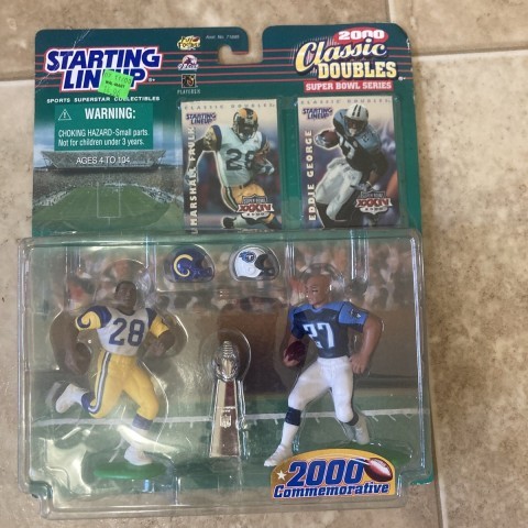 Starting lineup faulk + george figurines