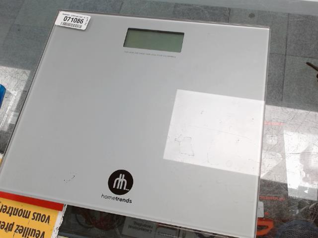 Balance kg/lbs en vitre vert