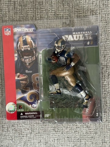 Marshall faulk figurine new 2001