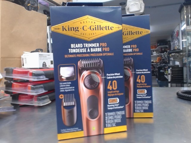 Beard trimmer pro king c gillette