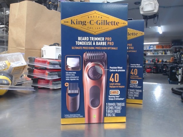 Beard trimmer pro king c gillette
