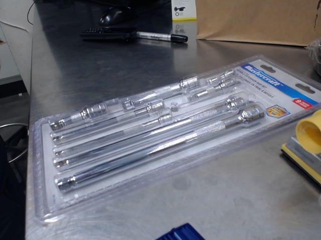 Rallonges de douilles mastercraft 9pcs