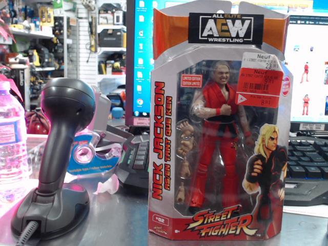 Aew nick jackson que ken street fighter