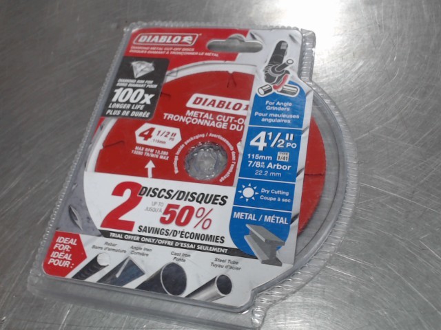 Lame a scie ronde 4po1/2 neuf a diamand