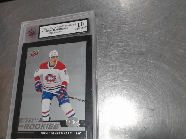 Star rookies juraj slafkovsky grader 10