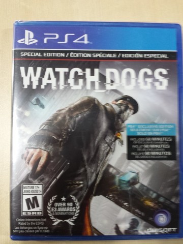 Watch dogs special ed ps4