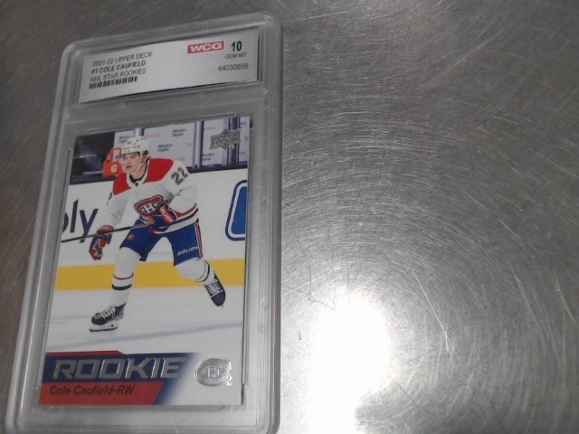 Cole caufield nhl star rookies grader 10