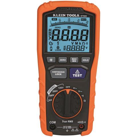 Digital insulation resistance tester new