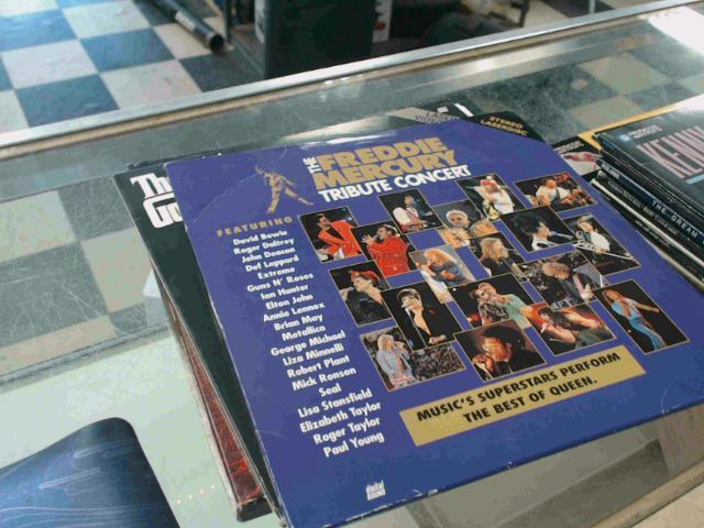 The freddie mercury tribute laser disc