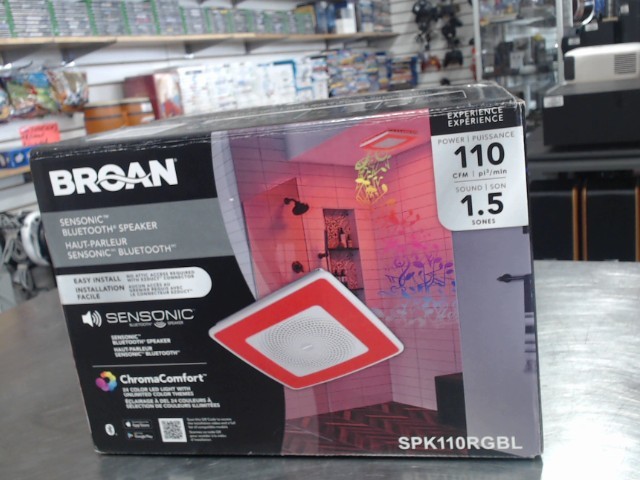 Fan/light/speaker(neuf)