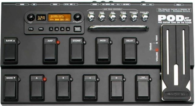 Pedale guitare pod xt