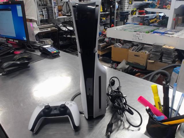 Sony ps5 slim disc + fils + manette