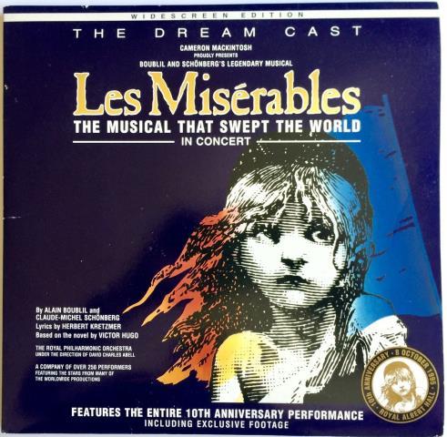 Les miserable laser disc 1996