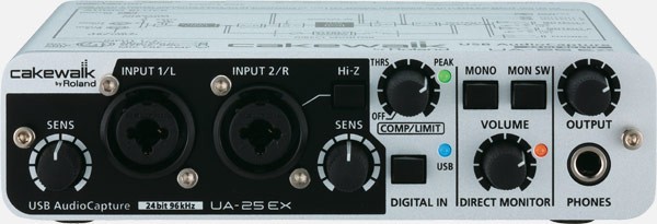 Interface audio cakewalk ua-25ex