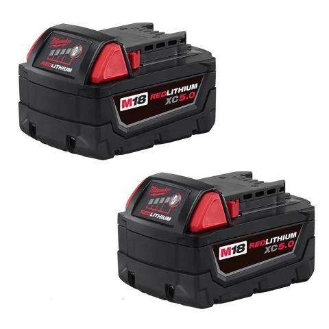 Duo pack milwaukee m18 xc5.0 neuf