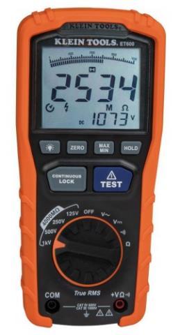 Digital insulation resistance tester