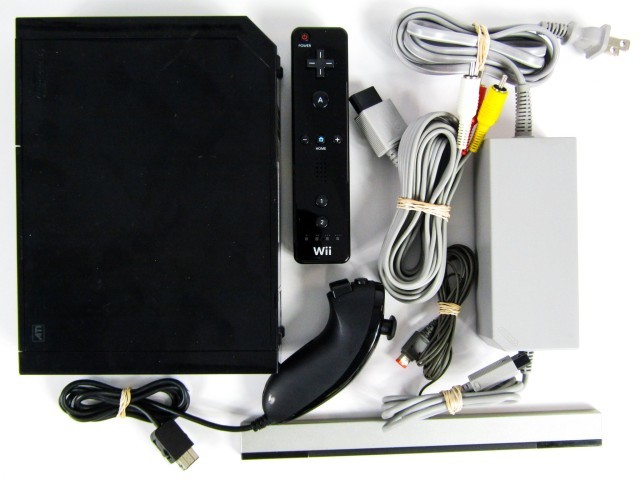 Console nintendo wii noir acc