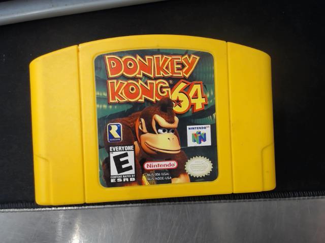 Jeu nintendo 64 donkey kong 64