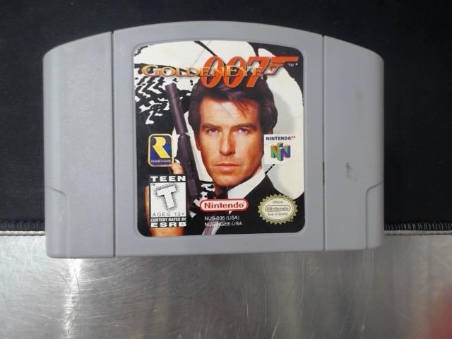 Jeu nintendo 64 james bond goldeneye 007