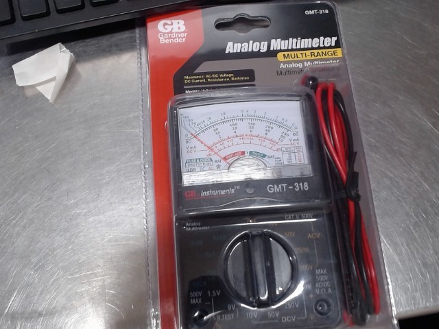 Analog multimeter