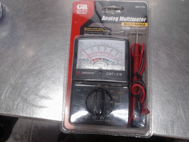 Analog multimeter multi range