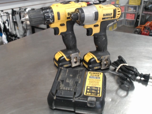 Kit drill+impact+2batt 12v+chrg