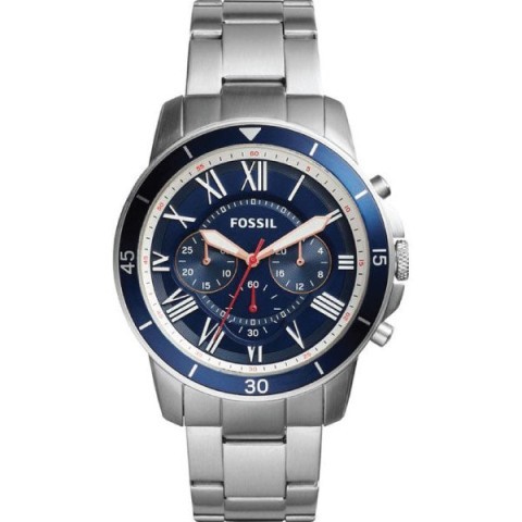 Montre fossil cadran bleu