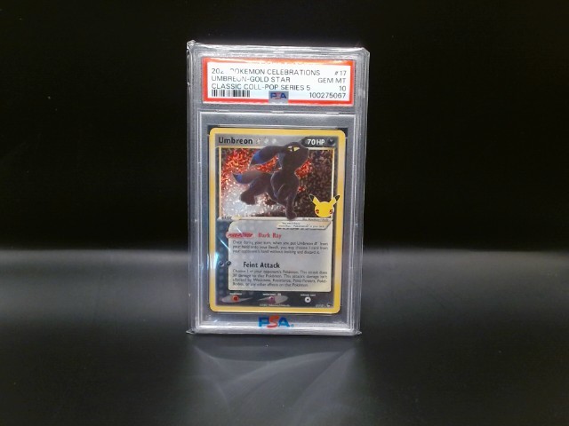 Umbreon 17/17 pokemon celebrations psa10