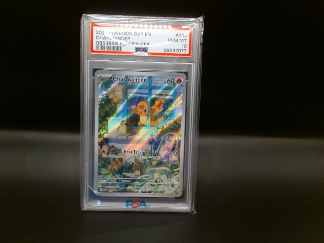 Charmander obdidian flame psa 10 gem mt