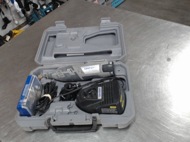 Dremel 12v+1batt+chargeur+acc dcase
