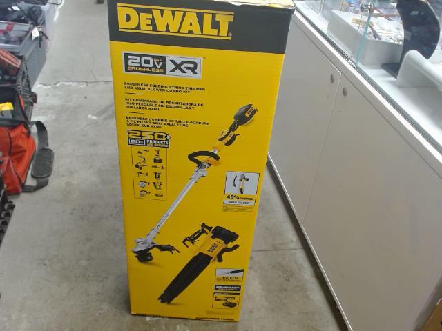 Brushless folding string trimmer kit