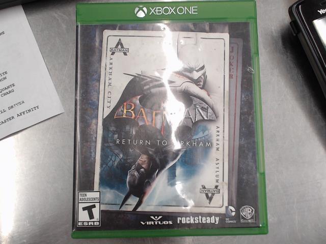 Jeu xbox one batman return to arkham