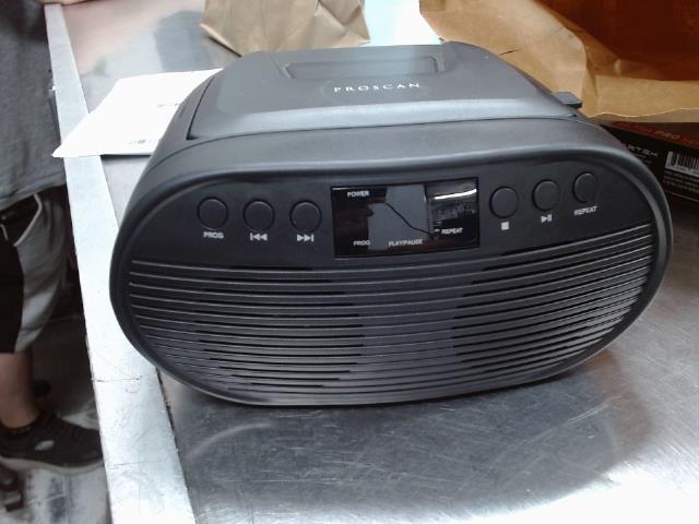Jouer de cd avec radsio portable