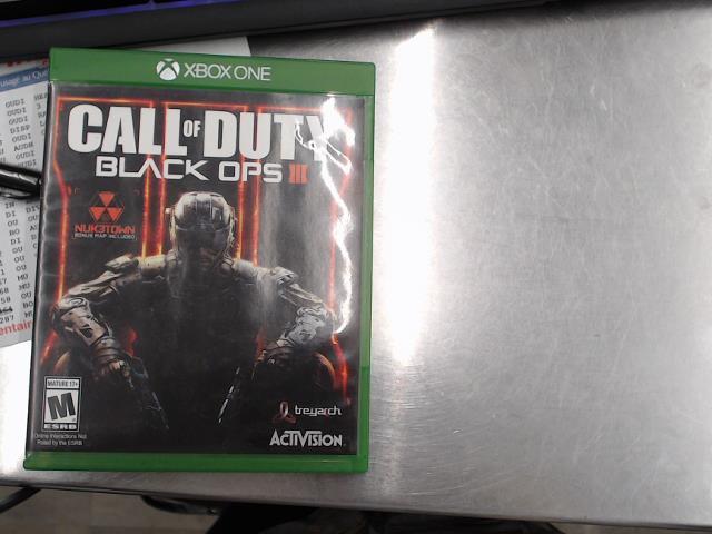 Jeu xbox one call of duty black ops 3