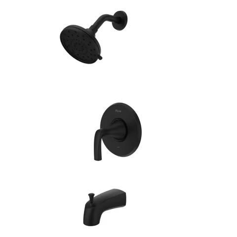 Set de robinet et douche fini noir mat