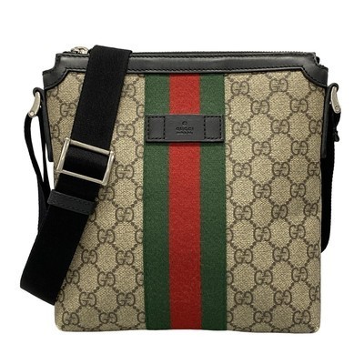 Shoulder bag pvc canvas leather gg supre