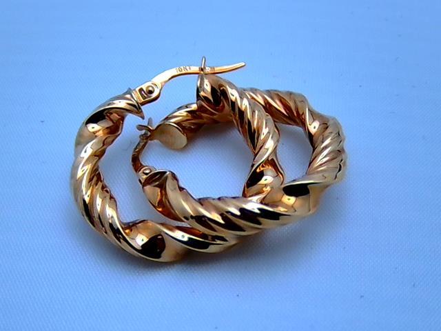 BOUCLES D OREILLES EN OR 10KT