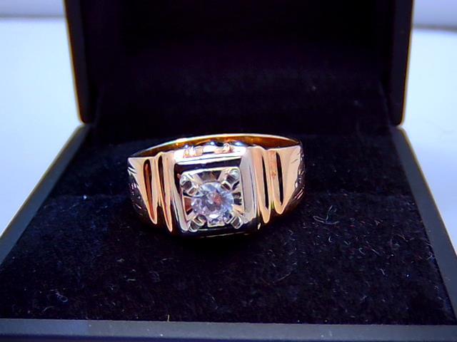 BAGUE EN OR 10KT
