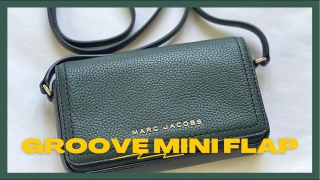 Marc jacobs groove leather handbag