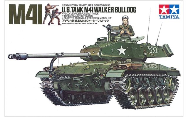 Us tank military walker bulldog