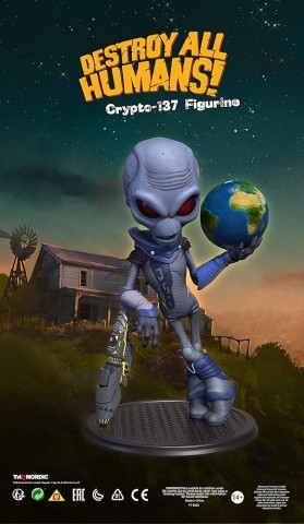 Destroy all humans collectior figurine