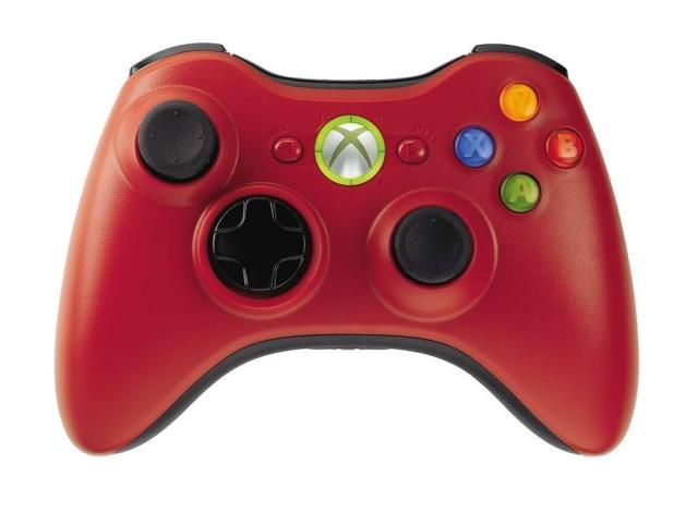Manette xbox 360 rouge