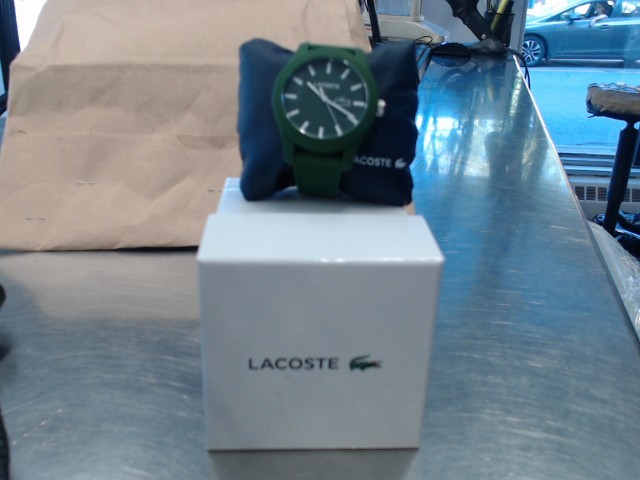 Montre lacoste originale verte