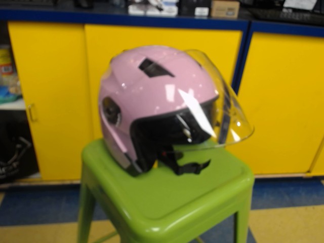 Casque de scooter rose small