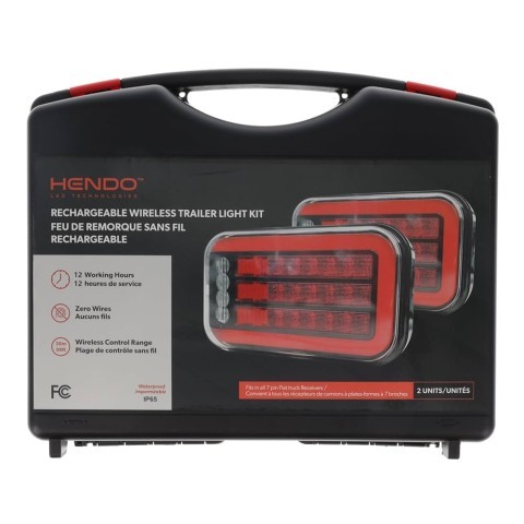 Hendo rechargeable trailerlight kit ip67
