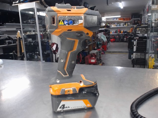 Impact driver ridgid + batt 4ah
