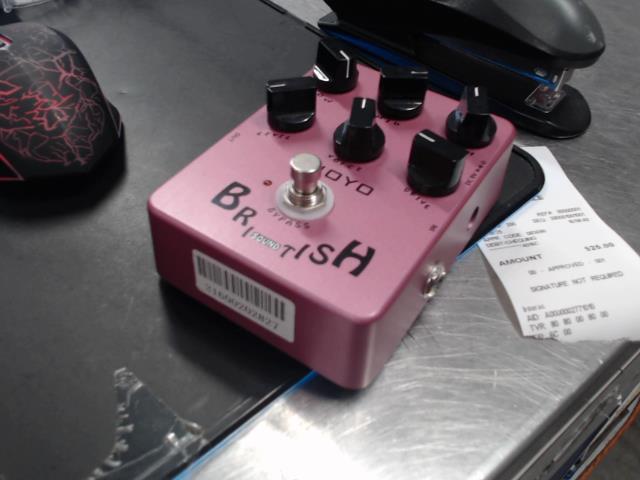 Pedal sound effect joyo british sound