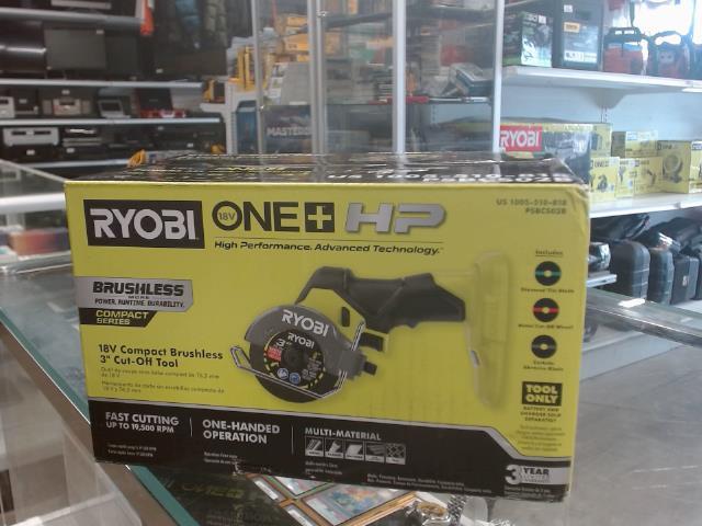 Brand new ryobi compact 3' cut off tool