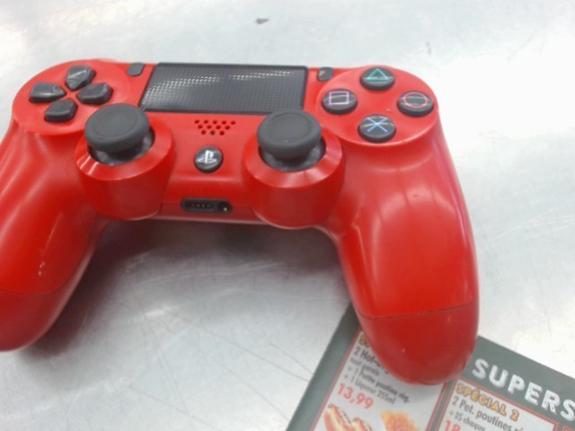 Manette ps4 rouge