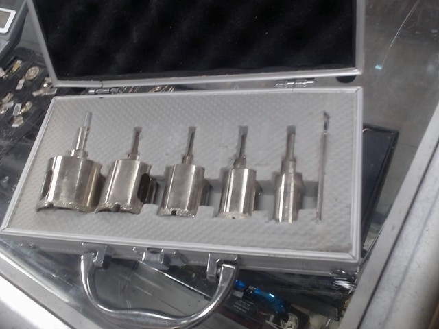 Kit de douille holesaw diamant 5morceaux